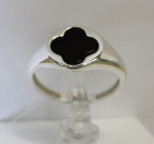 Кольцо 570-2, Серебро 925, Серебрение, Янтарь-Вишневый