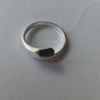 Кольцо 255-1, Серебро 925, Серебрение, Янтарь-Вишневый