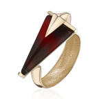 Кольцо 303-1, Серебро 925, Позолота, Янтарь-Вишневый