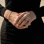 Кольцо 251-1, Серебро 925, Позолота, Янтарь-Вишневый