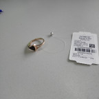 Кольцо 088-2, Серебро 925, Позолота, Янтарь-Вишневый