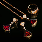 Кольцо 089-1, Серебро 925, Позолота, Янтарь-Вишневый+Фианиты