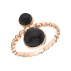 Кольцо 206-1, Серебро 925, Позолота, Янтарь-Вишневый